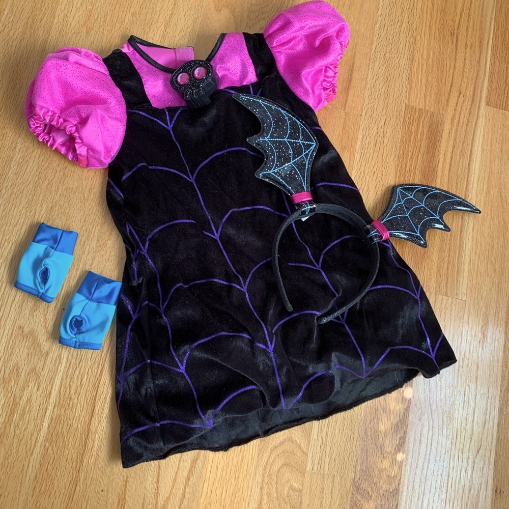 Vampirina toddler costume, vampire toddler girl costume